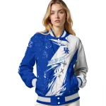kentucky wildcats ripped bolt blue white varsity jacket best selling