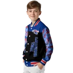 la tech fire skull blue black varsity jacket best selling