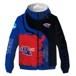 la tech grid streak blue black windbreaker jacket best selling