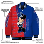 la tech minnie mouse blue varsity jacket best selling
