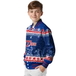 la tech snowy pines blue varsity jacket best selling