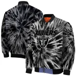 las vegas raiders dynamic rings black bomber jacket best selling
