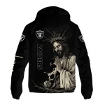 las vegas raiders jesus roses black windbreaker jacket best selling