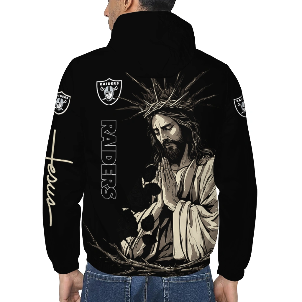 las vegas raiders jesus roses black windbreaker jacket trendy las vegas raiders jesus roses black windbreaker jacket trendy