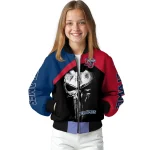 liberty flames edgy mask red black bomber jacket best selling