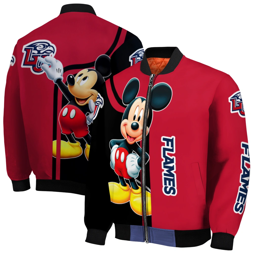 liberty flames mickey mouse red bomber jacket best selling liberty flames mickey mouse red bomber jacket best selling