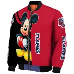 liberty flames mickey mouse red bomber jacket best selling