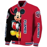 liberty flames mickey mouse red varsity jacket best selling