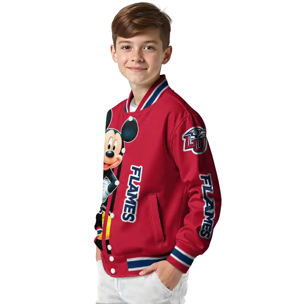 liberty flames mickey mouse red varsity jacket trendy liberty flames mickey mouse red varsity jacket trendy