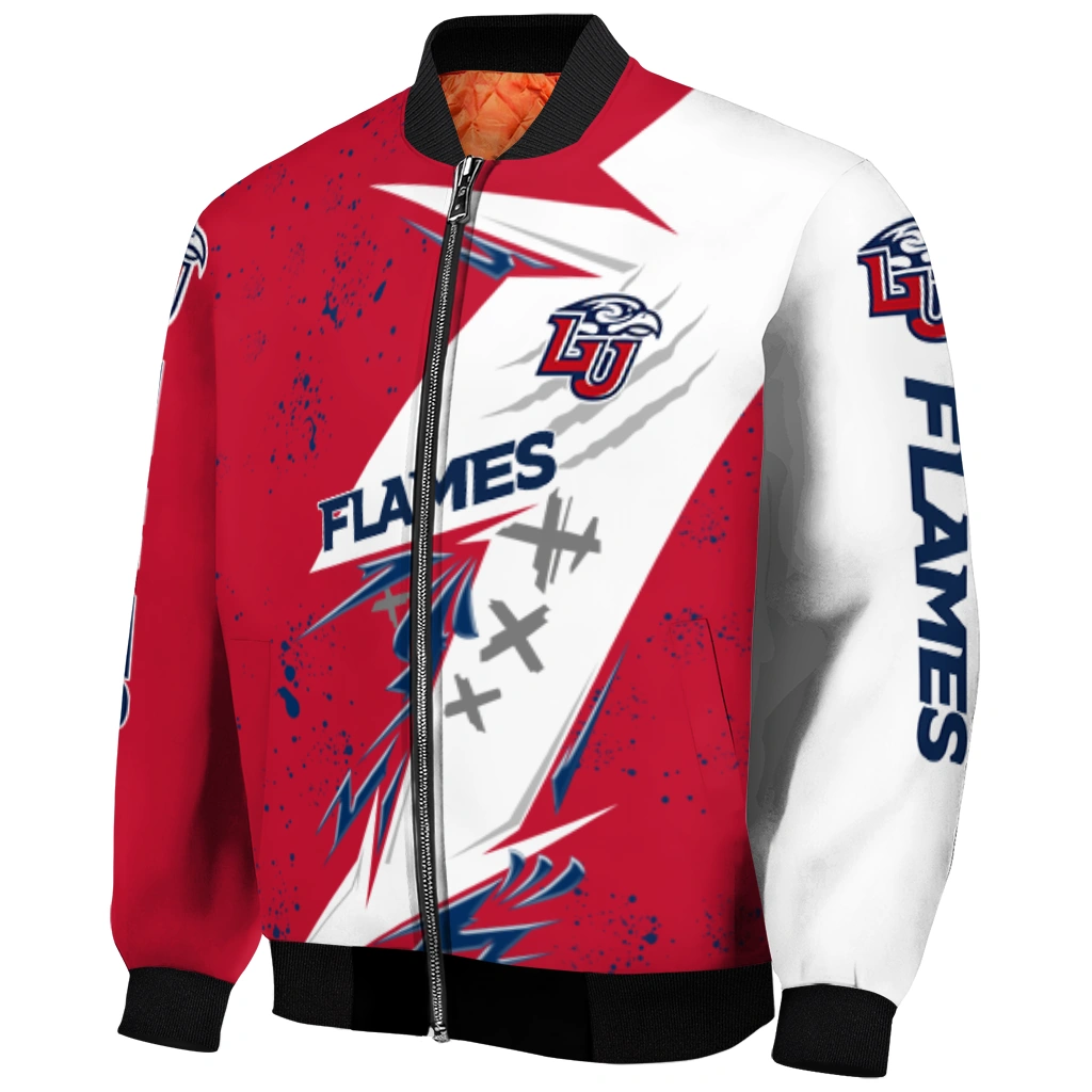 liberty flames ripped bolt red white bomber jacket fashion forward liberty flames ripped bolt red white bomber jacket fashion forward