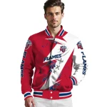 liberty flames ripped bolt red white varsity jacket best selling
