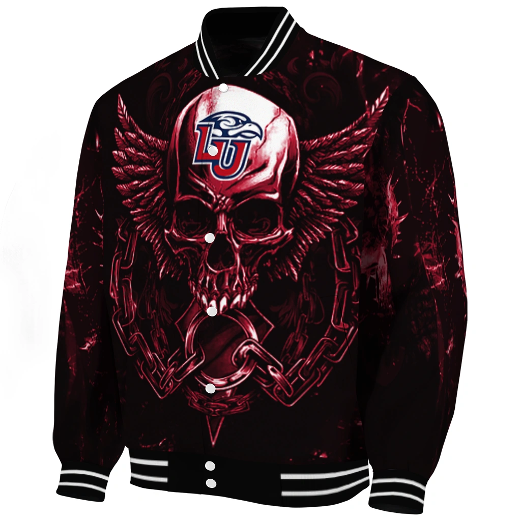 liberty flames skull bite red black varsity jacket best selling liberty flames skull bite red black varsity jacket best selling