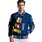 los angeles angels mickey mouse blue varsity jacket best selling