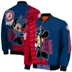 los angeles angels minnie mouse blue bomber jacket best selling