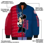 los angeles angels minnie mouse blue bomber jacket best selling