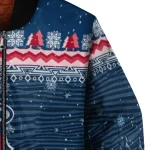 los angeles angels snowy pines blue bomber jacket best selling