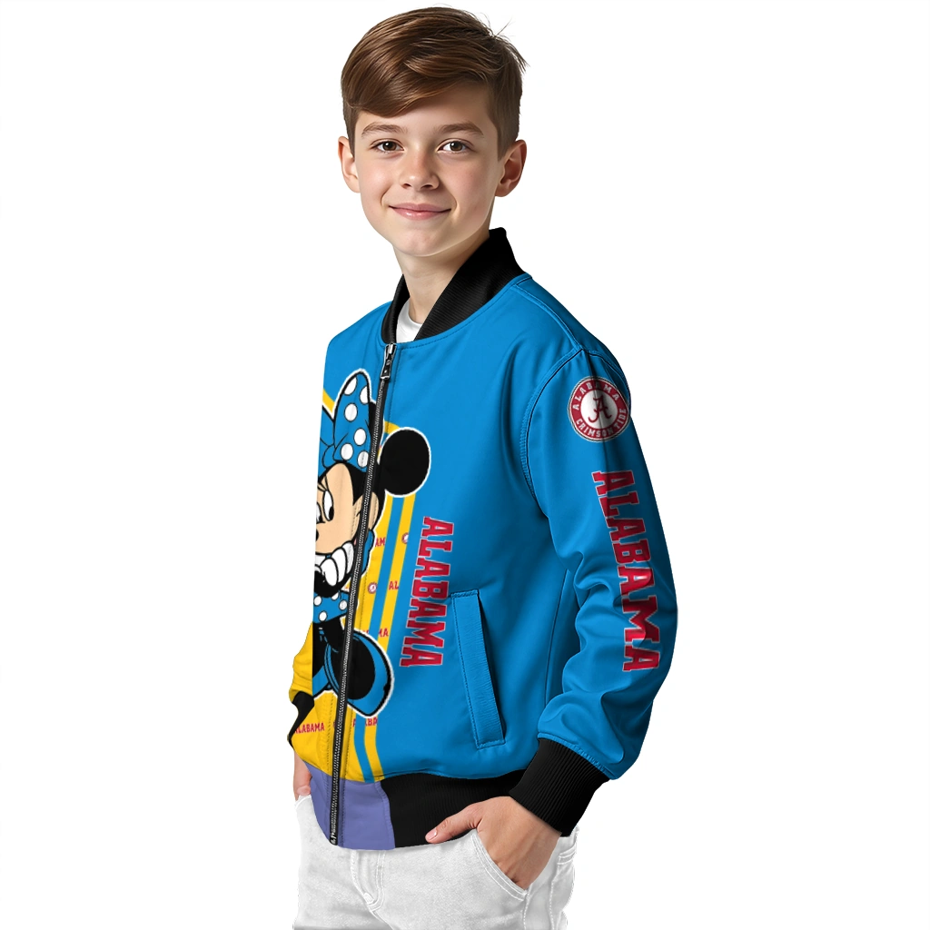 los angeles chargers minnie mouse blue bomber jacket trendy los angeles chargers minnie mouse blue bomber jacket trendy