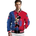 los angeles clippers minnie mouse red varsity jacket best selling