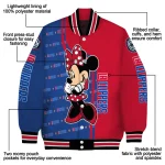 los angeles clippers minnie mouse red varsity jacket best selling
