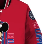 los angeles clippers minnie mouse red varsity jacket best selling