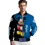 los angeles dodgers mickey mouse blue bomber jacket best selling