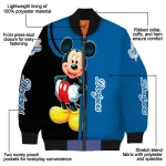 los angeles dodgers mickey mouse blue bomber jacket best selling
