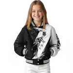 los angeles kings ripped bolt black white varsity jacket best selling