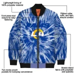 los angeles rams dynamic rings blue bomber jacket best selling