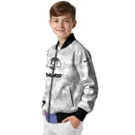 los angeles rams gray camouflage gray bomber jacket best selling