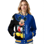 los angeles rams mickey mouse blue varsity jacket best selling