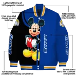 los angeles rams mickey mouse blue varsity jacket best selling