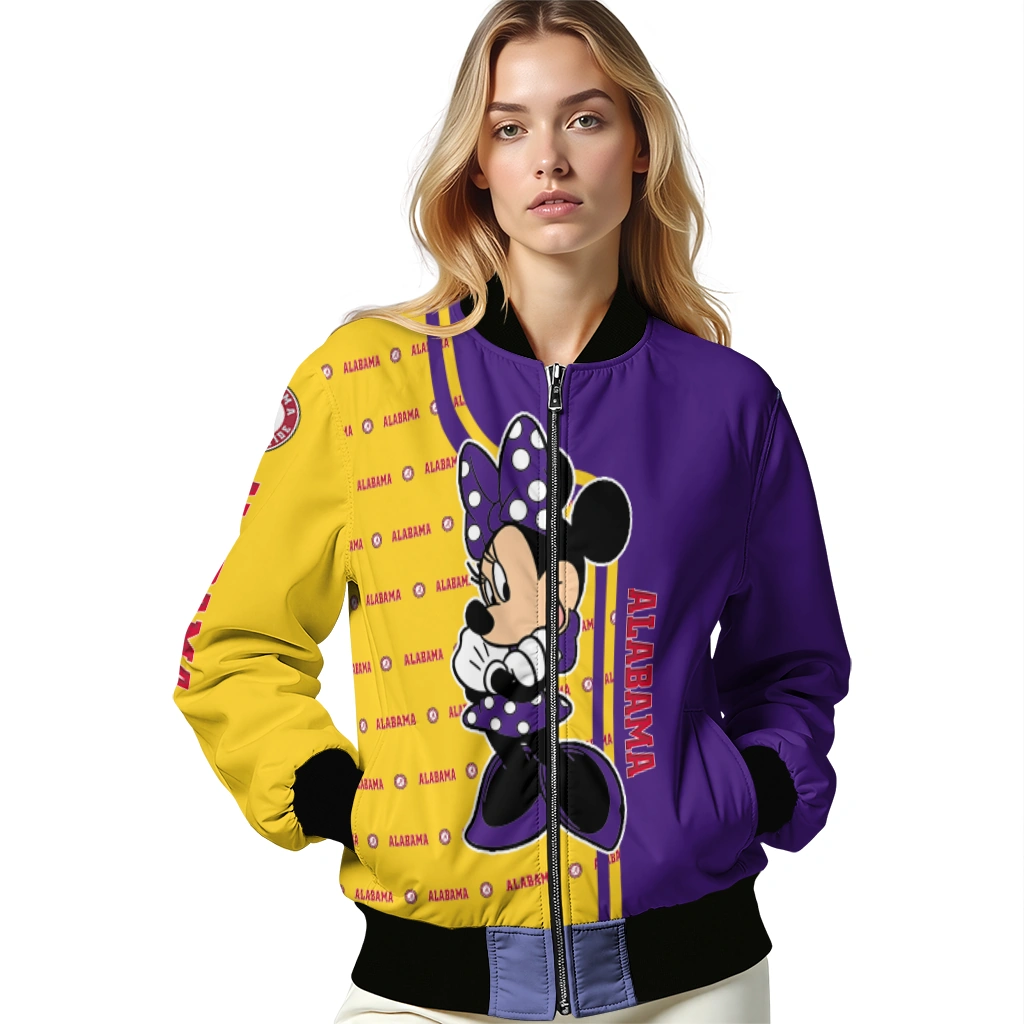 lsu tigers minnie mouse purple bomber jacket latest model lsu tigers minnie mouse purple bomber jacket latest model