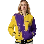 lsu tigers urban mark purple varsity jacket best selling