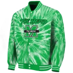 marshall thundering herd dynamic rings green varsity jacket best selling