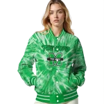 marshall thundering herd dynamic rings green varsity jacket best selling