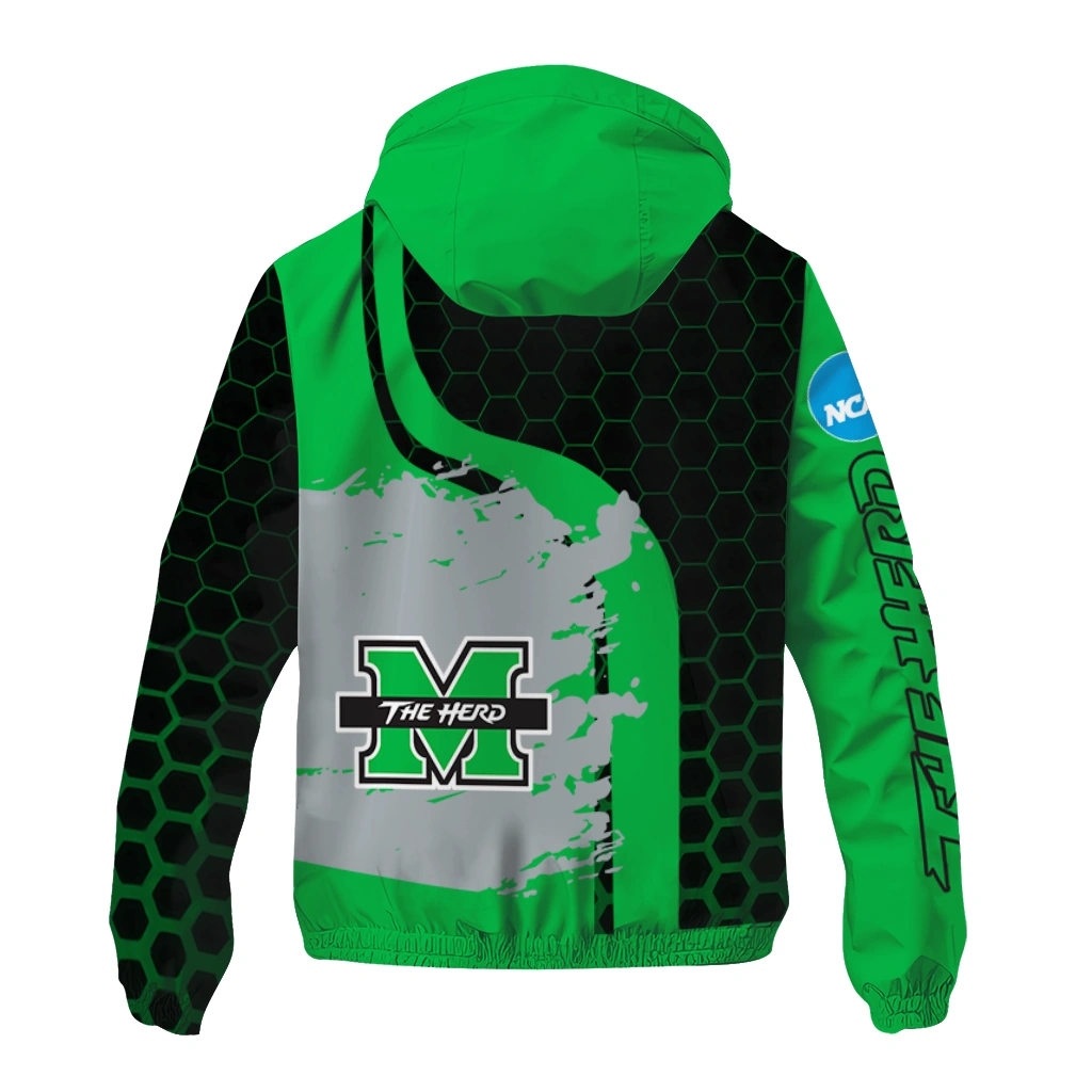 marshall thundering herd grid streak green black windbreaker jacket fashion forward marshall thundering herd grid streak green black windbreaker jacket fashion forward