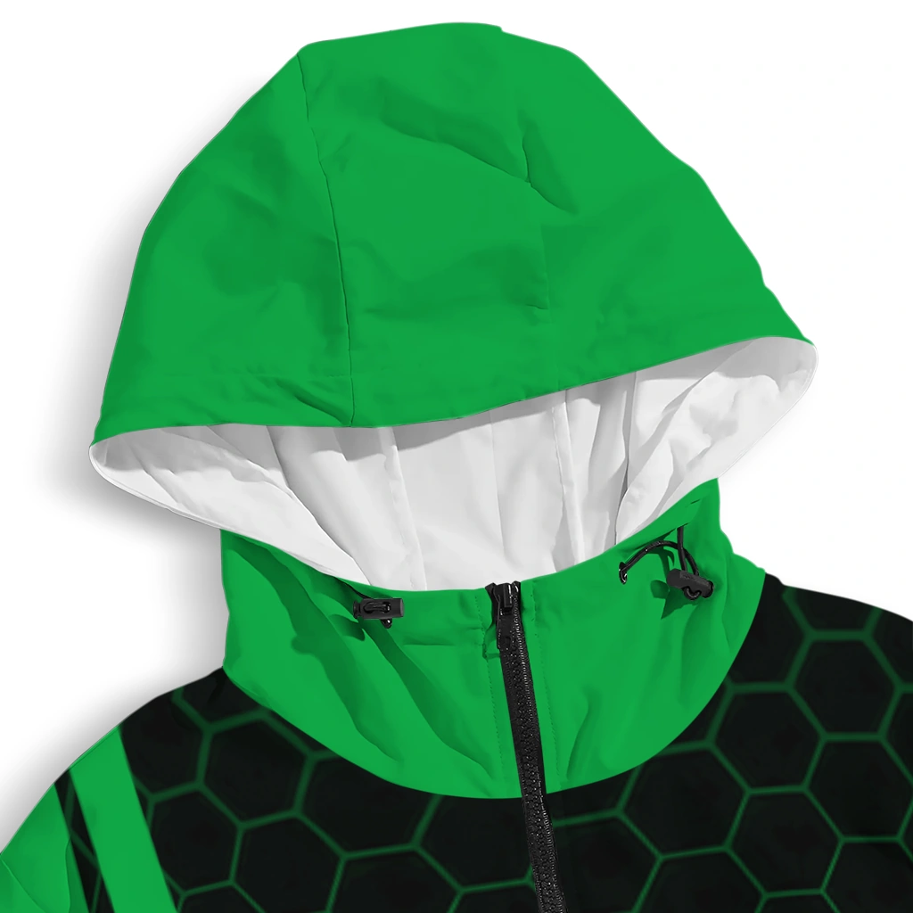 marshall thundering herd grid streak green black windbreaker jacket premium grade marshall thundering herd grid streak green black windbreaker jacket premium grade