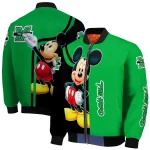 marshall thundering herd mickey mouse green bomber jacket best selling
