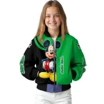 marshall thundering herd mickey mouse green bomber jacket best selling