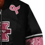 marshall thundering herd pink ribbon black pink bomber jacket best selling