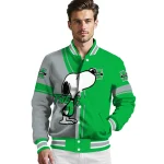 marshall thundering herd snoopy attitude green varsity jacket best selling