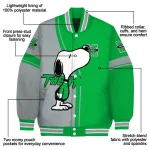 marshall thundering herd snoopy attitude green varsity jacket best selling