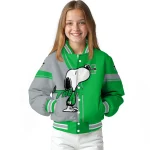 marshall thundering herd snoopy attitude green varsity jacket best selling