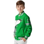 marshall thundering herd snoopy attitude green varsity jacket best selling
