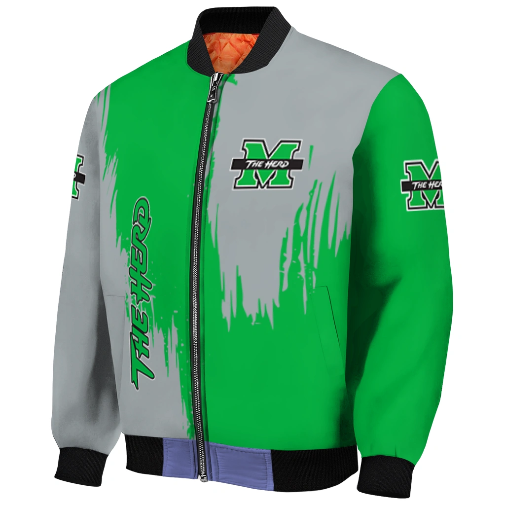 marshall thundering herd urban mark green bomber jacket fashion forward marshall thundering herd urban mark green bomber jacket fashion forward