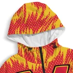 maryland terrapins dynamic heat wave red windbreaker jacket best selling