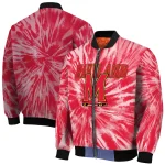 maryland terrapins dynamic rings red bomber jacket best selling