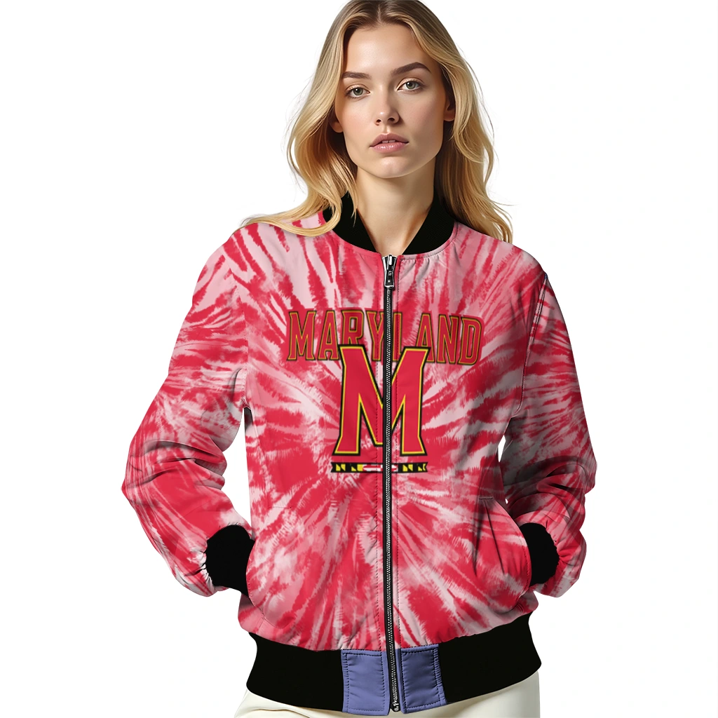 maryland terrapins dynamic rings red bomber jacket latest model maryland terrapins dynamic rings red bomber jacket latest model