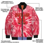 maryland terrapins dynamic rings red bomber jacket best selling