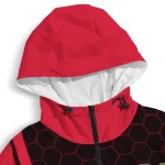 maryland terrapins grid streak red black windbreaker jacket best selling